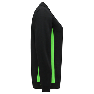 TRICORP POLOSWEATER DAME 302002 ZWART/LIME MT 5XL