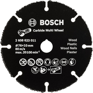 01750343, 8110200095, 2608601520 Trennscheibe a 5 Stck 76x1,0x10 mm Expert for Inox