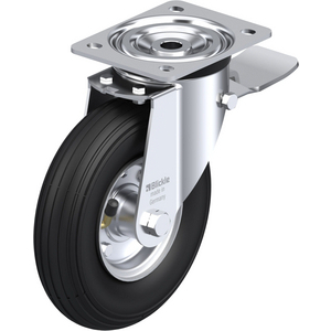 ROULETTE PIVOT. 75KG D.200MM AC BAND.PNEUM 50MM MOY ROULX+FR