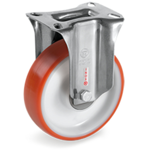 RUOTA 60 150X45 POLIURETANO NUCLEO POLIAMMIDE 6 SUPP. FISSO NLX 605011