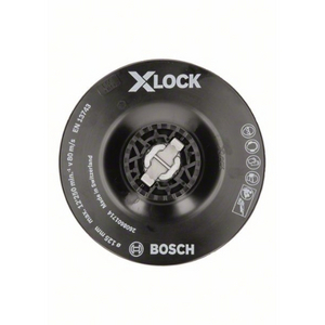 BOS-2608601714 X-LOCK Stützteller 125 mm weich 125 mm, 12.500 U/min