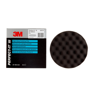 TAMPONE IN SPUGNA PER PASTE ABRASIVE GROSSE PERFECT-IT, NERO, ONDULATO, 150 MM, 09378 7000032135