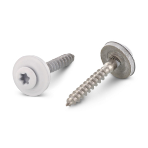 VIS DE RIVE 4,5X100 INOX A2-50 2 PCES TX20 + EPDM 15MM RAL9010