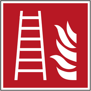 SEGNALETICA DI SICUREZZA ISO â SCALA ANTINCENDIO 817210 PIC F003-400X400-PP-CRD/1