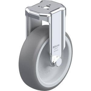 ROULETTE FIXE 100KG D.100MM AC BAND.CAOUT 32MM MOY LISSE