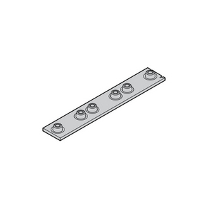 PIASTRA INFERIORE A SALDARE MULTIPLA SERIE STANDARD LEGGERA PM7 - ZINCATO BIANCO PM7-M3