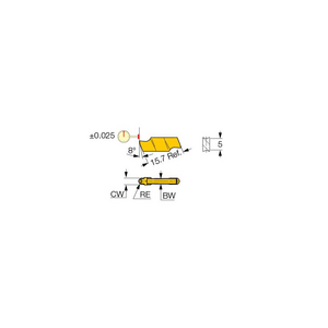 ISCAR CUT-GRIP WISSELPLAAT GIPI 2.39-1.20 IC908 6403150
