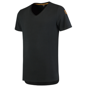 TRICORP T-SHIRT PREMIUM V HALS HEREN 104003 ZWART MT XS