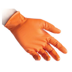 Guanti In Nitrile Arancione Cat. Iii Tg. M 50 Pz - Foto 14