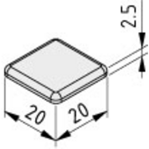 0.0.370.09 Abdeckkappe 5 20x20