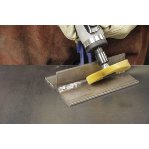 120 SPAZZOLE RADIALI CON PERNO A FILO ABRASIVO CURVO TIPO C RB-ZB DIAMETRO 25,4MM P.N. 27613 BIANCO 7000000763