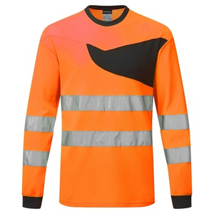 PORTWEST SHIRT HI-VIS PW2 ORANJE/ZWART MT XXL
