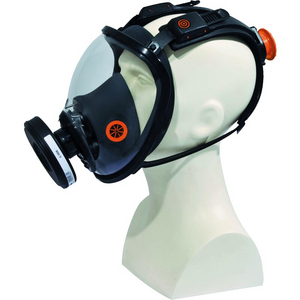 MASQUE COMPLET AVEC ROTOR NOIR/BLEU SYSTEME BREVETE