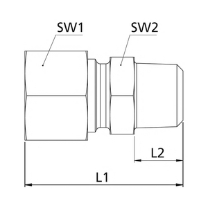 V 30 Gerade Einschraubverschr., R1/4 a., Rohr-Ø 10, Stahl verz.