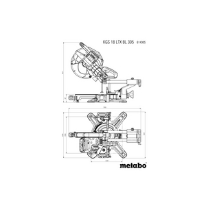 01000567, 8110401230, 614305850 Akku-Kappsäge solo KGS 18 LTX BL 305 ohne Akku Karton