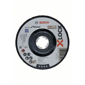 X-LOCK MOLA DA SBAVO EXPERT FOR METAL 125X6 MM A CENTRO DEPRESSO 2608619259