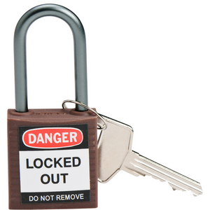 LUCCHETTO DI SICUREZZA COMPATTI CON ARCO DA 38 MM â CHIAVI DIVERSE 814130 814130
