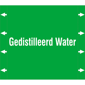 BRADY LEIDINGMERKER 240X210 GEDISTILLEERD WATER