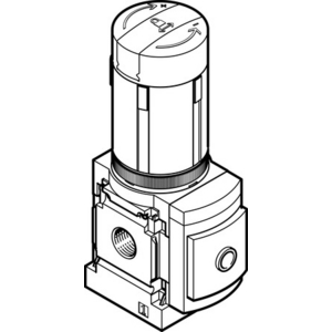 MS6-LRB-1/2-D7-A4-AS Pressure regulator