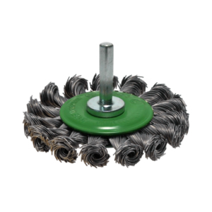 SPAZZOLA CIRCOLARE CON GAMBO, FILO INOX RITORTO 840388