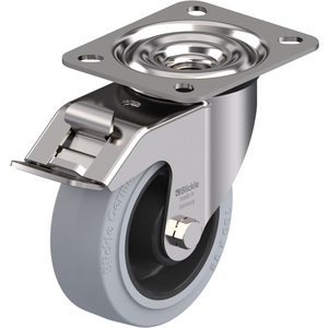 BLICKLE RVS ZWENKWIEL EN REM STOP-FIX - LEX-POEV 100XR-FI-SG