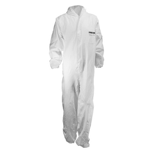TUTA PROTEZIONE CHIMICA MONOUSO TIPO 5B-6B IN PLP+PE C/CAPPUCCIO NM-356B # L