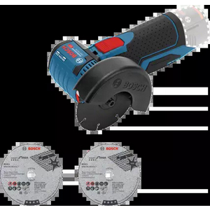 01752462, 8110201210, 06019F200C Akku Winkelschleifer GWS 12V-76 2x 2,0 Ah+GAL 1220 in Tasche