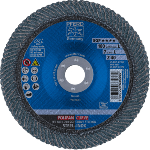 PFERD LAMELLENSCHIJF PFR 180 Z40 SGP CURVE L8