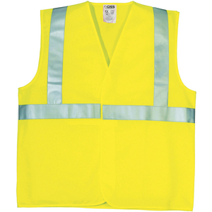HIGH VISIBILITY WAISTCOAT ECO2 - "TORSO AND BRACES BANDS" Size XXL
