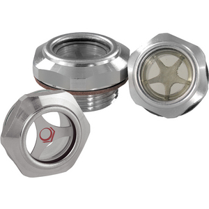K0448.292215 Aluminium-Ölschauglas, D=29.5, D1=M22x1.5