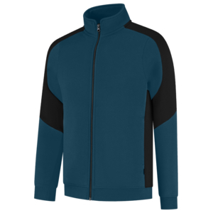 TRICORP SWEATVEST DAMES REDEFINED BI 306122 TEAL/ZW MT 4XL