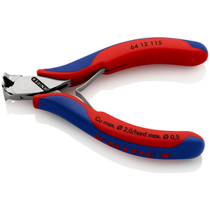Knipex 64 12 115 ESD Elektronica-voorsnijtangen ESD