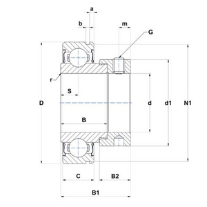 CUSCINETTI Y CES205
