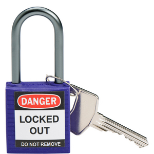 LUCCHETTO DI SICUREZZA COMPATTI CON ARCO DA 38 MM â CHIAVI DIVERSE 814131 814131