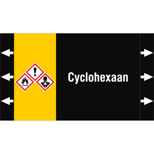 BRADY LEIDINGMERKER 220X125 CYCLOHEXAAN