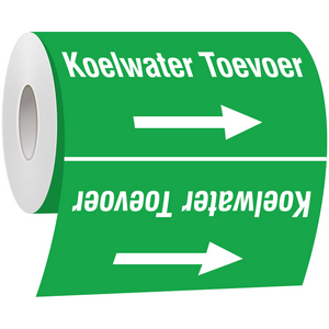 BRADY LEIDINGMERKER 200MM KOELWATER TOEVOER (ROL=30M)