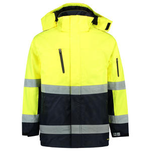 TRICORP PARKA ISO20471 403004 FLUO GEEL/MARINE MT 4XL