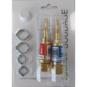 ANTI RETOUR M16-D.6+10MM OXY/ACE PACK DUO, MONTAGE TORCH/TUYAU