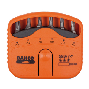 BAHCO BITSET PH-PZ-TORX 7D 59S/7-1 (SET=7ST)