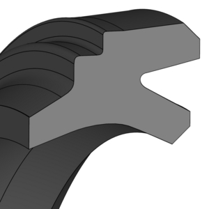 67188187-RASCHIATORE BIDIREZIONALE AD51 30,0 38,0 6,0 NB9055 ( MESCOLA 90 NBR NB905501)