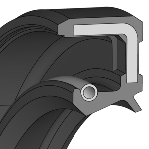 49383905-ANELLO DI TENUTA CON PARAPOLVERE WAS 35,0X60,0X10,0 NB70C4 ( MESCOLA 70 NBR NB70C401)