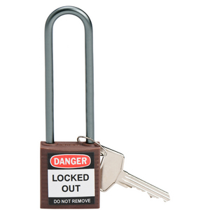 LUCCHETTO DI SICUREZZA COMPATTI CON ARCO DA 75 MM â CHIAVI DIVERSE 814150 814150