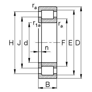 NUP 2313-E-XL-M1A-C3 (FAG) Zylinderrollenlager einreihig, Polyamidkäfig FAG