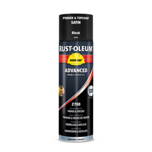 AEROSOL ANTIROUILLE 500ML HARD HAT ADVANCED NOIR SATIN