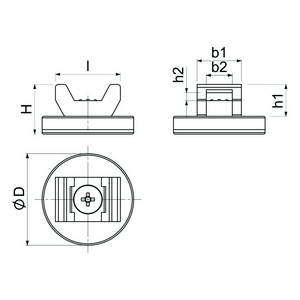 9563949043 Magnete für Kabelmontage Durchmesser 43mm Bauer und Böcker