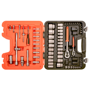 S800 (BAHCO) Steckschlüssel-Satz 1/4 Zoll+1/2 Zoll, 77-Tlg