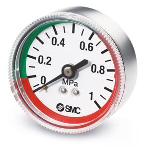 G46-L, Pressure Gauge w/Limit Indicator, Colour Zone type (ø42.5)