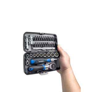 RB 38 TWIST - 1/4 HEXAGONAL SOCKETS AND BITS SET - ROTARY RATCHET - 38 PIECES 898991