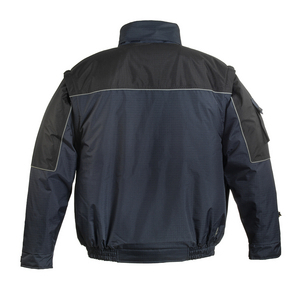 BLOUSON RIPSTOP L 2 EN 1 MARINE/NOIR
