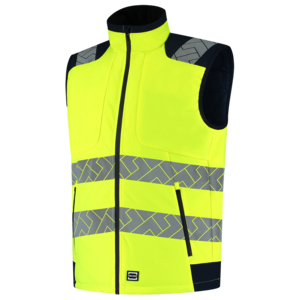 TRICORP BODYWARMER REDEFINED HI-VIS 406110 GL/INK MT XL